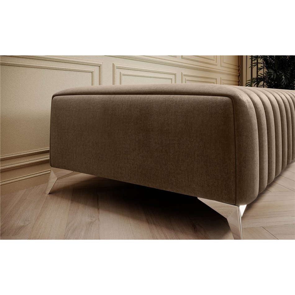 Bench Elaurence Nube 20, velvet, beige, H36xx132cm