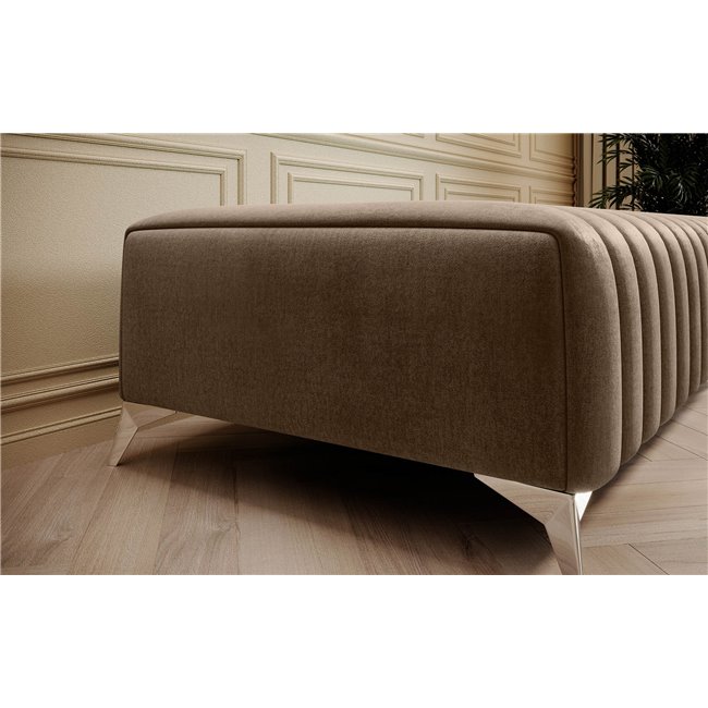 Bench Elaurence Nube 20, velvet, beige, H36xx132cm
