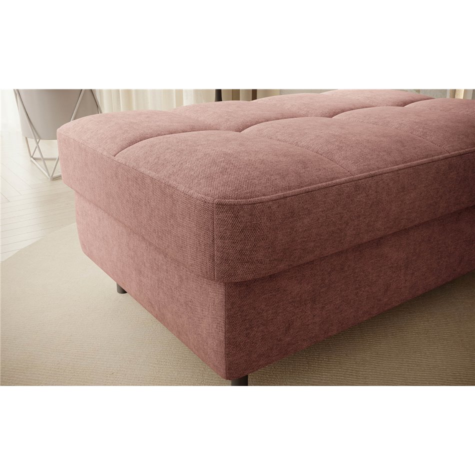 Bench with storage box Elgomsi Raquel 24, salmon color, H45x72x104cm