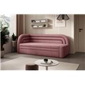 Sofa bed Elfabilo L, sleeping function, Touch 24, textured velvet, pink, H80x86x223cm
