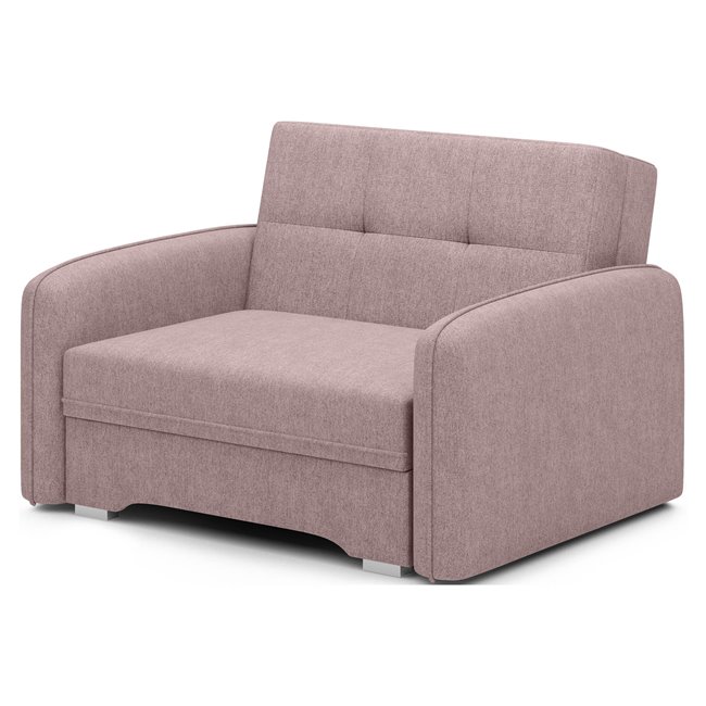 Folding armchair Elaine Poco 101, salmon color, H84x109x102cm