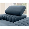 Armchair Elaurence Monolith 76, velvet, dark blue, H105x97x125cm