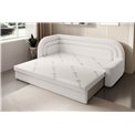 Sofa bed Elfabilo L, sleeping function, Royal 01, bouclé, white, H80x86x223cm