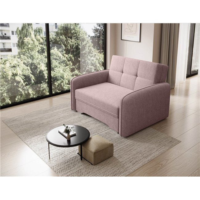 Folding armchair Elaine Poco 101, salmon color, H84x109x102cm