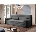 Sofa bed Elioss, sleeping function, Sola 06, dark grey, H87x89x236cm