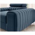 Armchair Elaurence Monolith 76, velvet, dark blue, H105x97x125cm