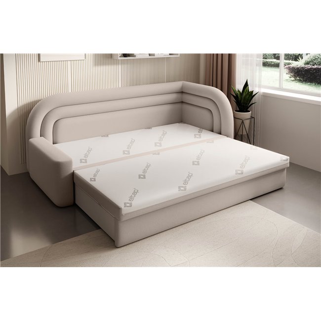 Диван-кровать Elfabilo R, раздвижной, Sola 18, бежевый, H80x86x223см