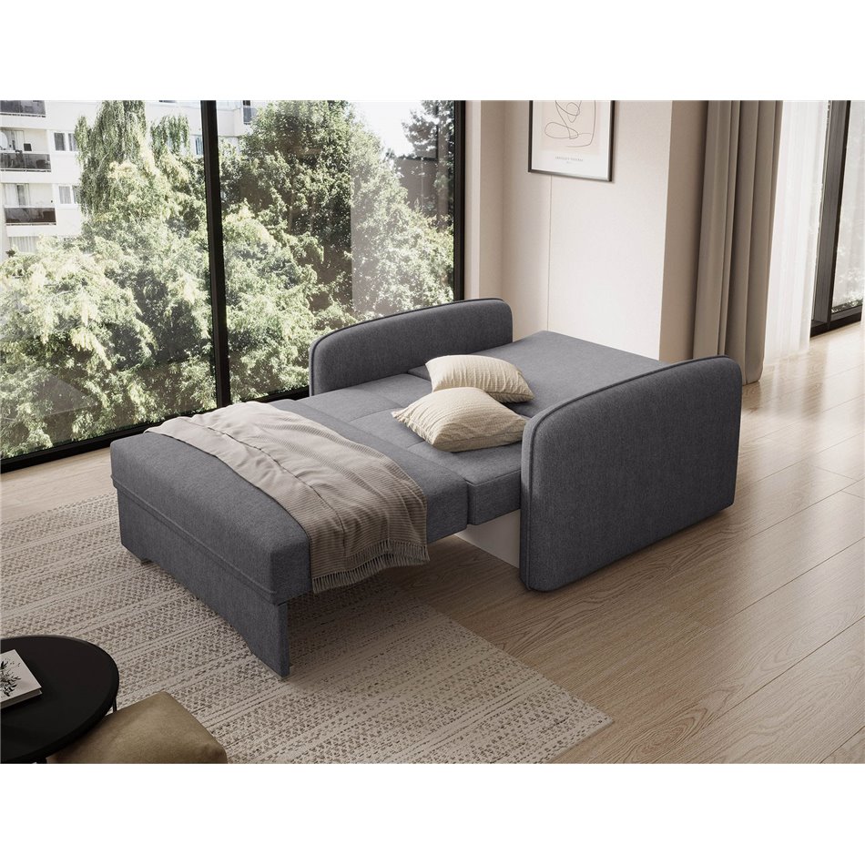 Folding armchair Elaine Poco 04, grey, H84x109x102cm