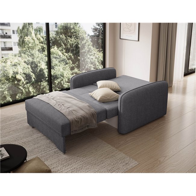 Folding armchair Elaine Poco 04, grey, H84x109x102cm