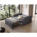 Folding armchair Elaine Poco 04, grey, H84x109x102cm