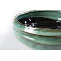 Decorative bowl Greiton, green, H8cm D24cm