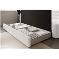 Sofa bed Elfabilo L, sleeping function, Royal 01, bouclé, white, H80x86x223cm
