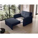 Folding armchair Elaine Poco 40, dark blue, H84x109x102cm