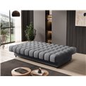 Sofa bed Elclareta, sleeping function, Poco 04,, grey, H96x95x197cm