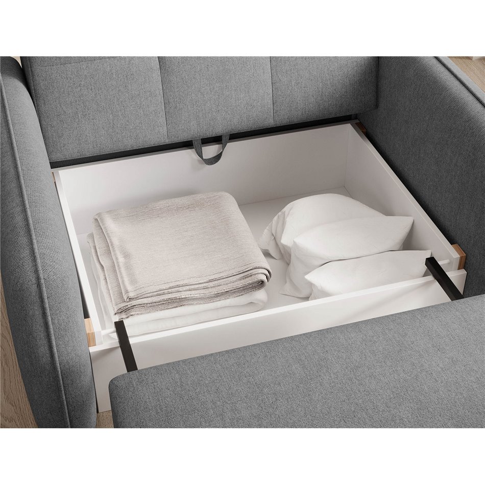 Folding armchair Elaine Poco 04, grey, H84x109x102cm