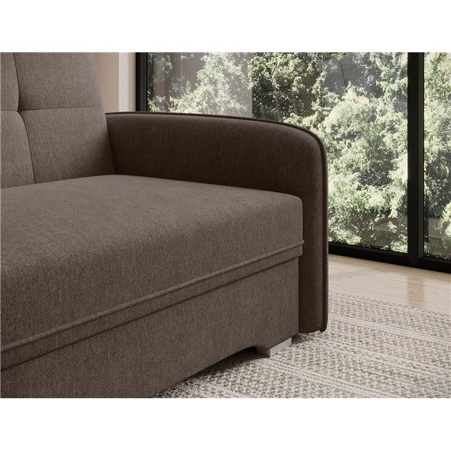 Folding armchair Elaine Poco 22, dark brown, H84x109x102cm