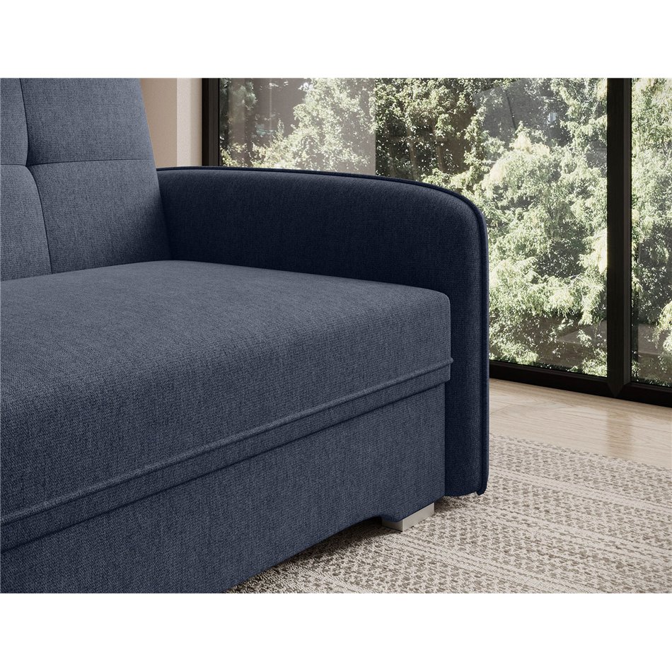 Folding armchair Elaine Poco 40, dark blue, H84x109x102cm