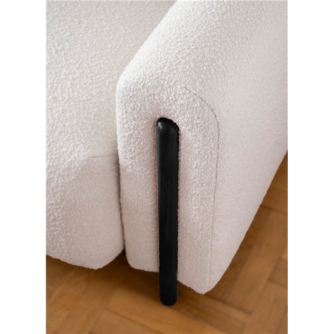 Диван-кровать Elcadova Black, раздвижной, Jaffray 18, бежевый, H97x97x244см