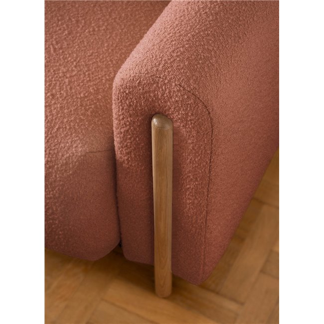 Диван-кровать Elcadova Oak, раздвижной, Jaffray 30, коричневый, H97x97x244см