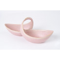 Decorative bowl Walton, pink/gold colour, 28.5x13.5x12cm