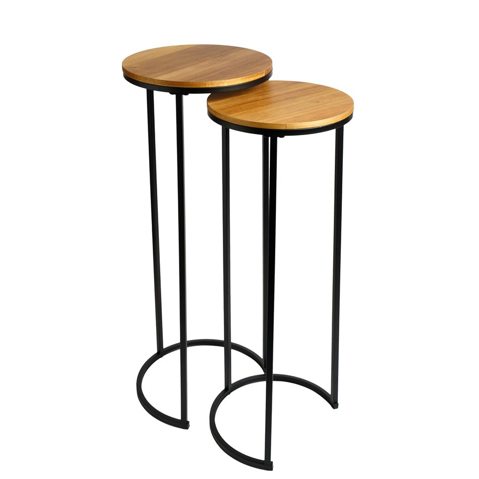 Приставной стол комплект NESTING, H80x32.5x32.5cm, H75x30x30cm