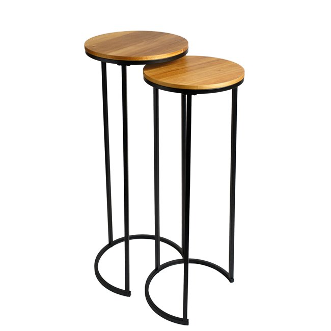 Приставной стол комплект NESTING, H80x32.5x32.5cm, H75x30x30cm