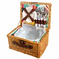 PICNIC BASKET 4 PEOPLE EXOTIC 12L, H19x39x29cm