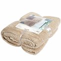 Blanket HONEYCOMB XXL, beige, 150x200cm  