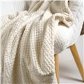 Blanket HONEYCOMB XXL, beige, 150x200cm  