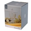 Candy jar DIAMANT, with lid, glass, H28cm D15.2cm