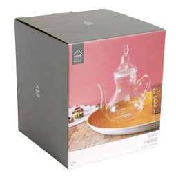 GLASS TEAPOT A1/M8, 800ml, H23x24x13cm