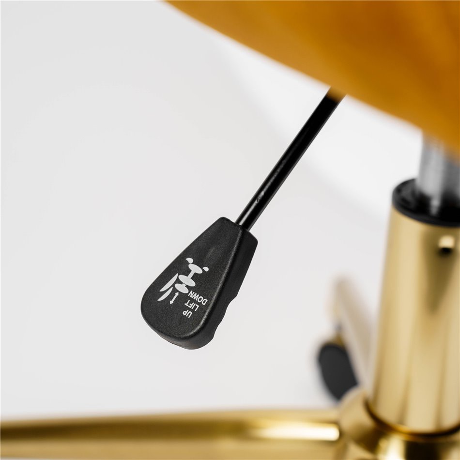 Office chair Slorino 15, golden color, H77-88x58x63cm, seat height 44-54cm