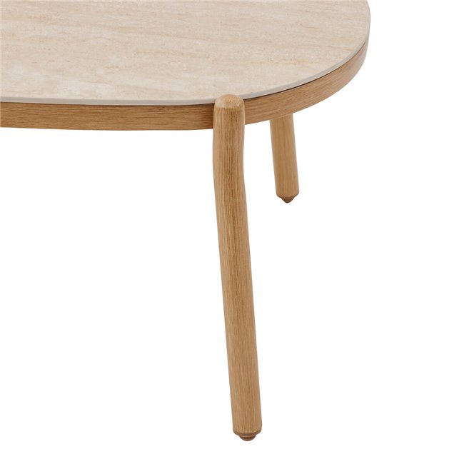 Furniture set Meloane, beige, H81x294x166cm