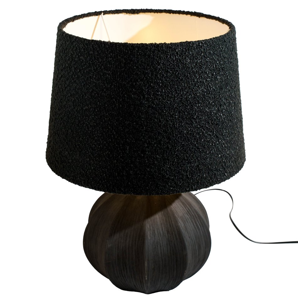 Настольная лампа Nardo black, H38cm, D25cm, E27, 60W(MAX)