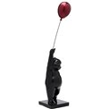 Декоративная фигурка Balloon Bear, черный/красный, H74x16x16cm