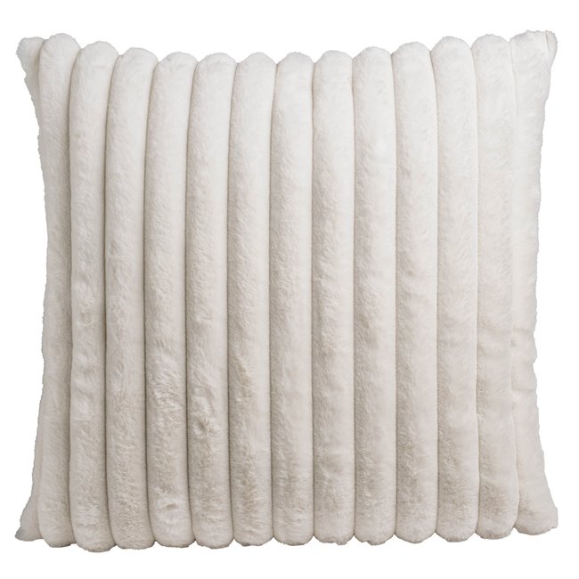 Decorative pillow Laplush, ivory, 45x45cm