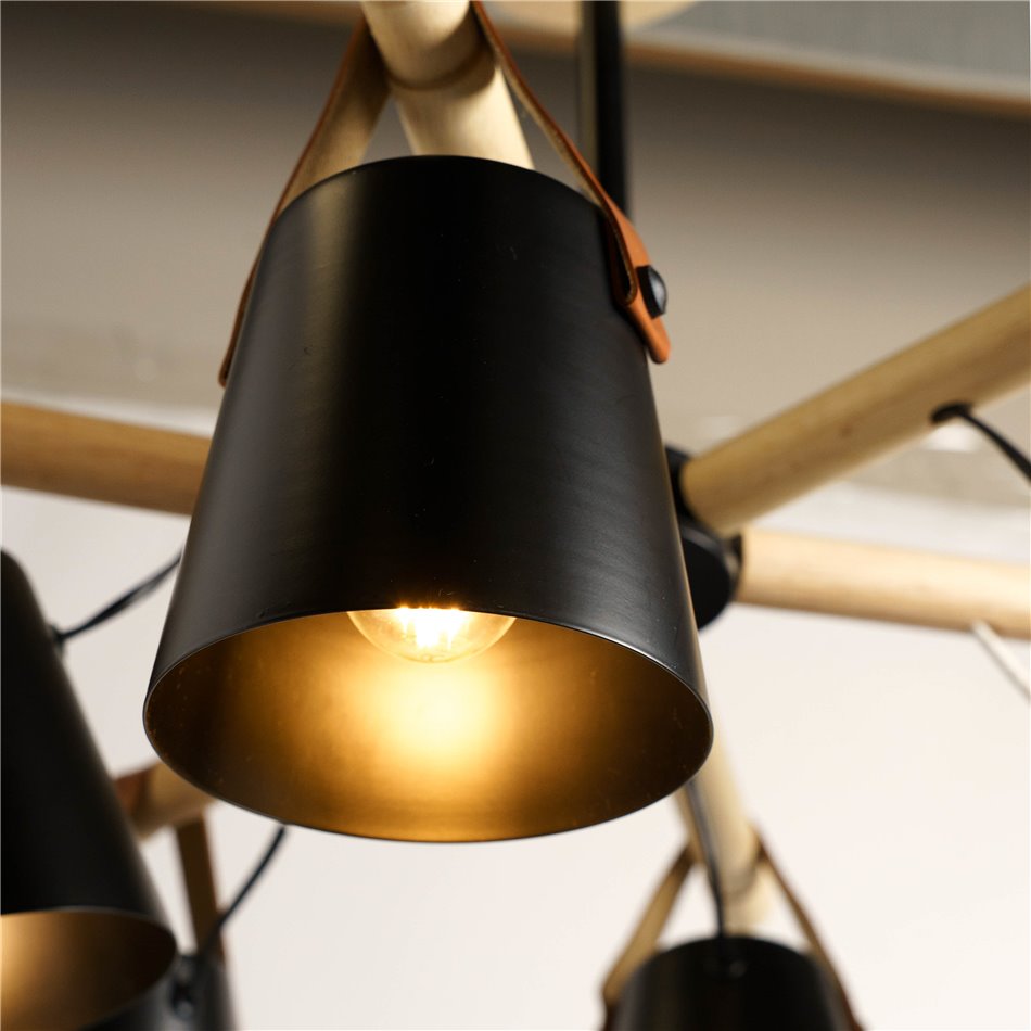 Pendant lamp Monni 6,  H55x65x65cm, E27x5 40W(MAX)