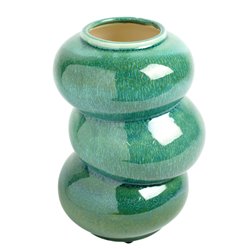 Vase Green, porcelain, H25cm, D16cm