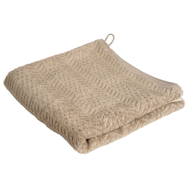 Бамбуковое полотенце Malda, 50x100см, бежевое, 500g/m2