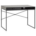 Office table Seaford, gray, MDF/metal, H75x110x45cm