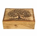 Wood box TREE L, H9x25x18cm