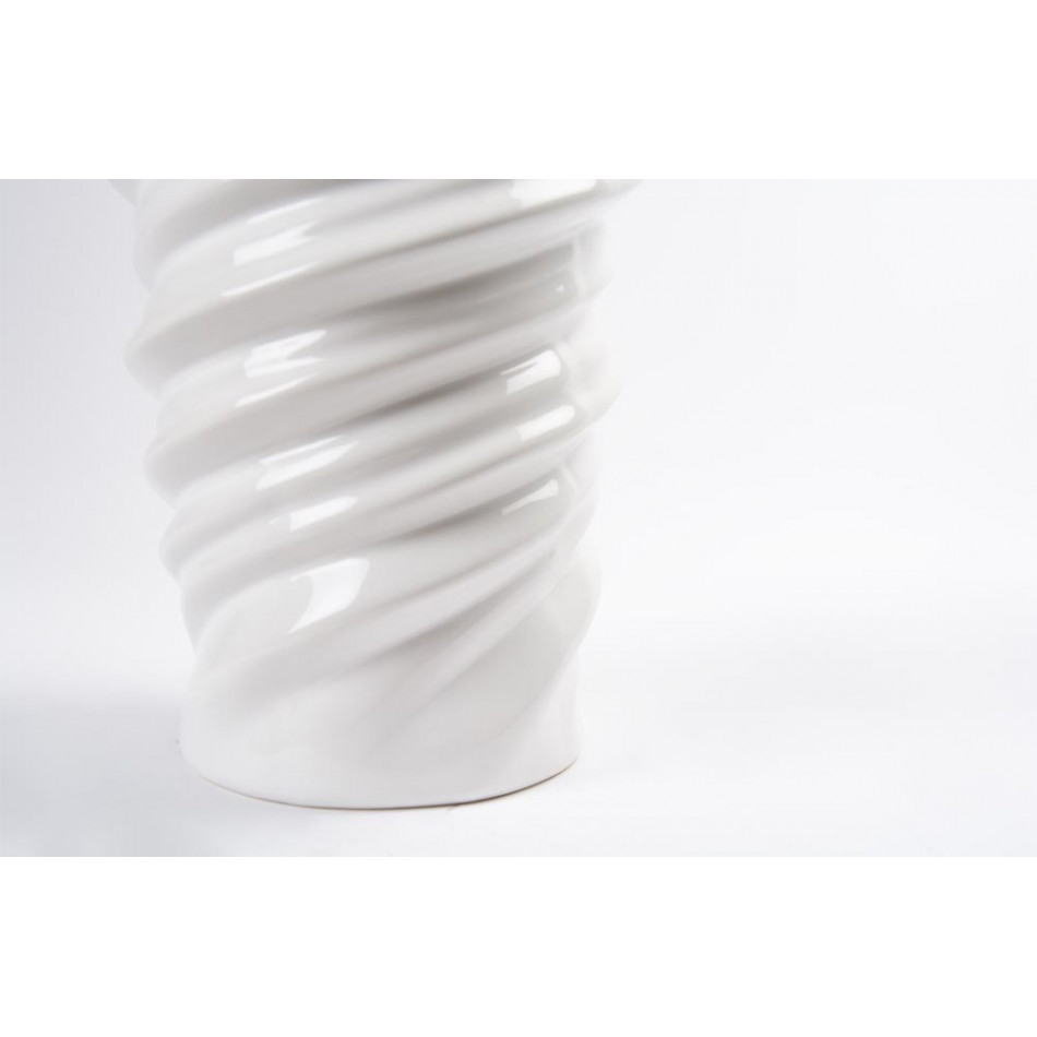 Vase Fariza, white, 15x40cm