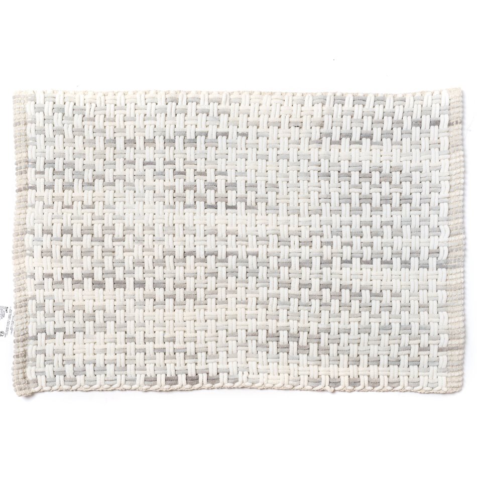 Bathmat Tresse, grey, 50x75cm