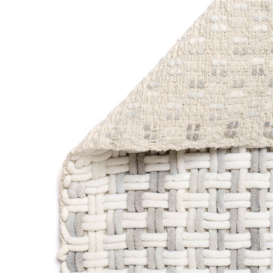 Bathmat Tresse, grey, 50x75cm