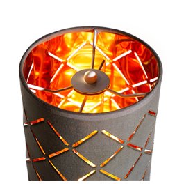 Торшер Molaretto, серо-коричневый, H119cm, D15cm, E27x2 40W(MAX)