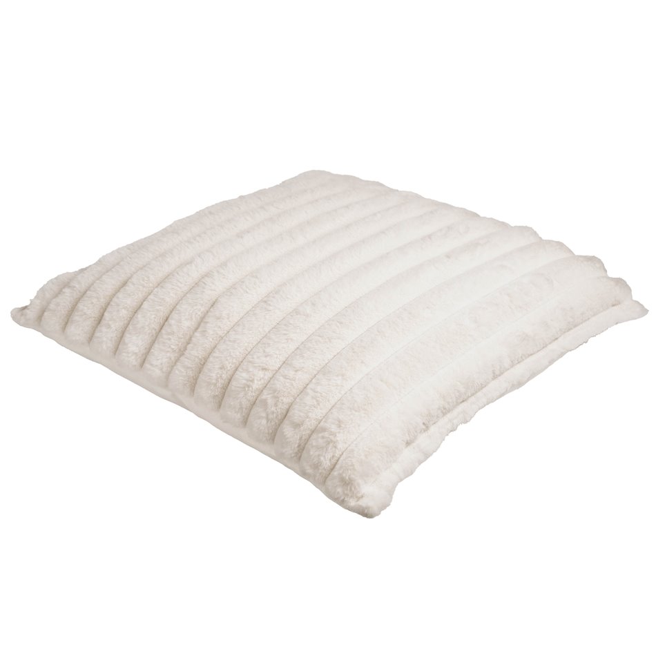 Decorative pillow Laplush, ivory, 45x45cm