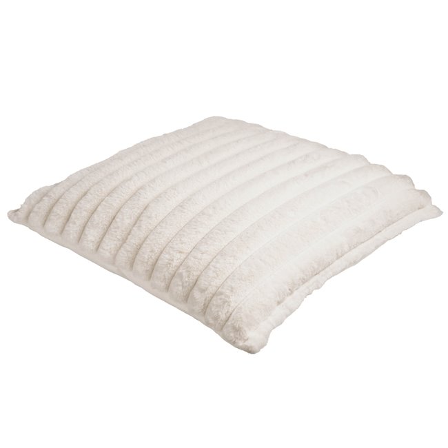 Decorative pillow Laplush, ivory, 45x45cm