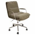 Office chair Zalno, greenish-gray, H85.5-93x57x72.5cm, seat height 52.60cm