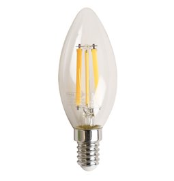 LED Bulb warm white, E14 5.9W, 806lm, 2700K, H9.7x3.5x3.5cm