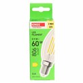 LED Bulb warm white, E14 5.9W, 806lm, 2700K, H9.7x3.5x3.5cm